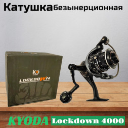 Катушка KYODA Lockdown 4000, 10+1 подшипн., передний фрикцион, запасная шпуля