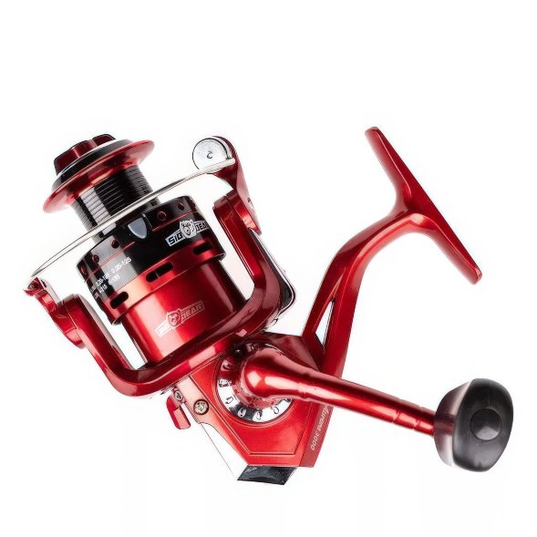 Катушка SIBBEAR AURORA 2000 5 gear ratio 5.1:1 цвет - красный