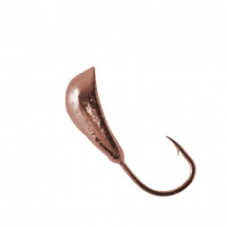 Мормышка вольфрамовая Lumicom Волжская уралка с отв. Ф5 медь, цена за 1 шт.