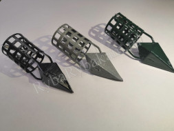 Кормушка Vikfish сербская пуля D25, 90 гр. леска, песок