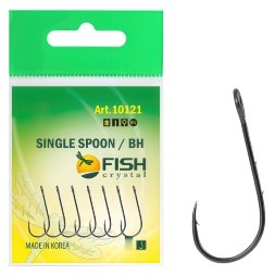 Крючок FISH SEASON Single spoon baitholder №2 BN 7шт 10121-02F