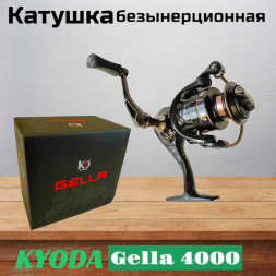 Катушка KYODA GELLA 4000, 10+1 подшипн., передний фрикцион, запасная шпуля