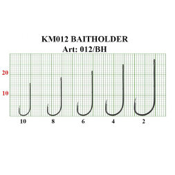 Крючок FISH SEASON KM012 Baitholder №2 BN 5шт 012/BH-02F