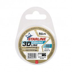 Леска IAM Starline 3D Fishing Line 50m, диаметр 0,28 мм Голубой