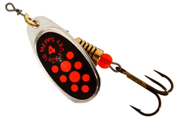 Блесна MEPPS Comet Black Fury №4 OR S