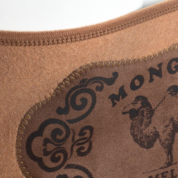 Пояс валяный Eurowool р - 48, 100% верблюжей шерсти на липучке