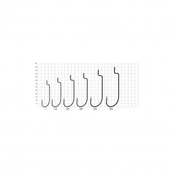Крючок Saikyo BS-2311 Offset Worm №5/0 10шт