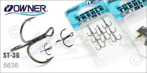 Крючок-тройник OWNER ST-36BC-2/0 5636 5шт