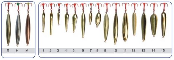 Блесна зимняя ПИРС Гвоздик бол. чертик 2.1г медь блистер