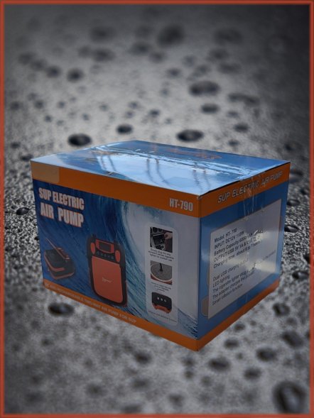 Насос аккумуляторный двухступенчатый HT-790 для лодок ПВХ, сабов, матрасов, палаток 0,34-1,38 атм