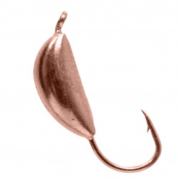 Мормышка вольфрамовая Lumicom Банан с ушком Ф5 медь, цена за 1 шт.