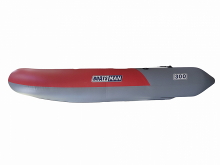 Надувная лодка Boatsman 300AS НДНД Sport графитово-красный