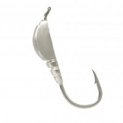 Мормышка вольфрамовая Lumicom Короед Ф3 серебро