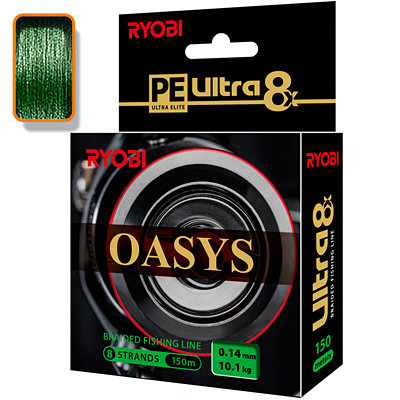 Леска-шнур Ryobi Oasis Dark Green 0,14mm 150m
