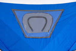 Палатка Куб CONDOR зимняя утепленная 2,2 х 2,2 х 2,15 синий/белый