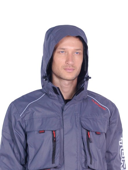 Костюм Huntsman д/с Торнадо цв. Серый, тк. Breathable Р-р: 60-62, Рост: 170-176